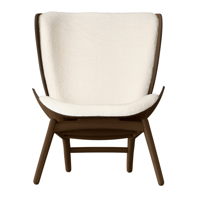 Umage The reader houten fauteuil donker eiken teddy white 2180478 large