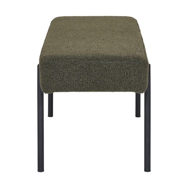 Artichok Marianna bouclé bankje donker 100 x 42,5 cm 2959392 large
