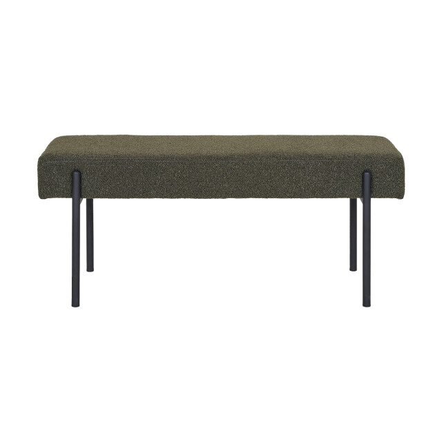 Artichok Marianna bouclé bankje donker 100 x 42,5 cm 2959392 large