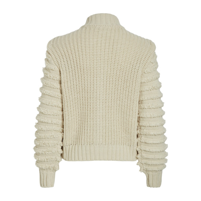 Vila Vielada high-neck ls zip knit card off-white 4249.02.0087 large