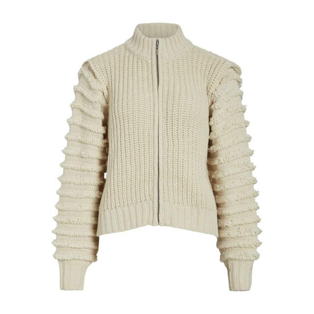 Vila Vielada high-neck ls zip knit card off-white 4249.02.0087 large