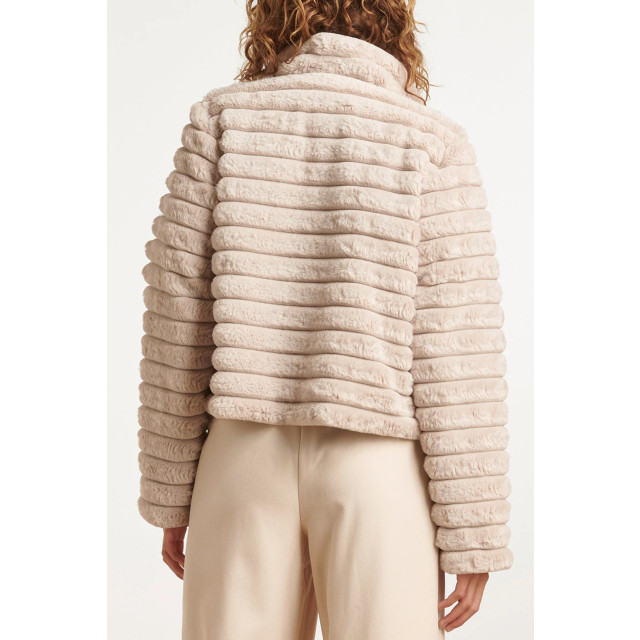 Smashed Lemon 23620 vest rib gebreid beige lois 23620-720-XL large