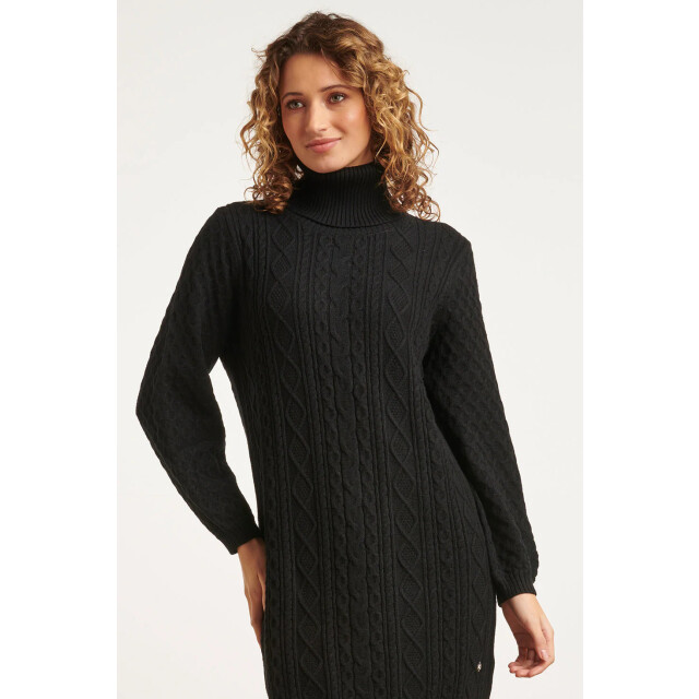 Smashed Lemon 23603 oversized coltrui jurk met pofmouwenkrachtig | 23603-999-XXL large