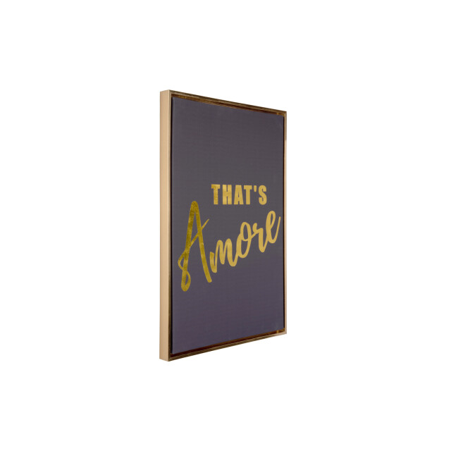 Present Time wall art that's amore medium black & gold 2947322 large