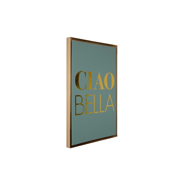 Present Time wall art ciao bella medium jungle green & gold 2947325 large