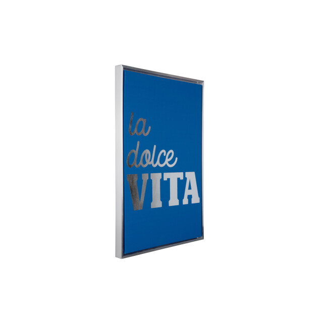Present Time wall art la dolce vita medium dark blue & silver 2947324 large