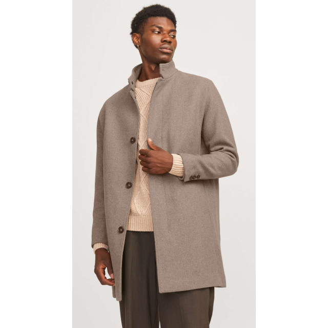 Jack & Jones Jprblawilson wool coat sn greige 12259449-176595 large