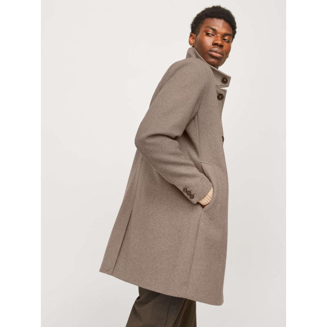 Jack & Jones Jprblawilson wool coat sn greige 12259449-176595 large