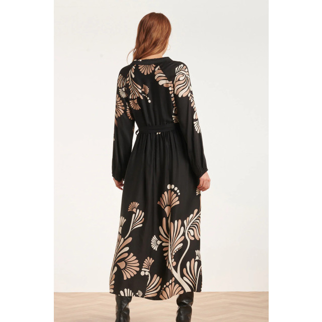 Smashed Lemon 24532 maxi jurk met grafische botanische print 24532-999-720 large