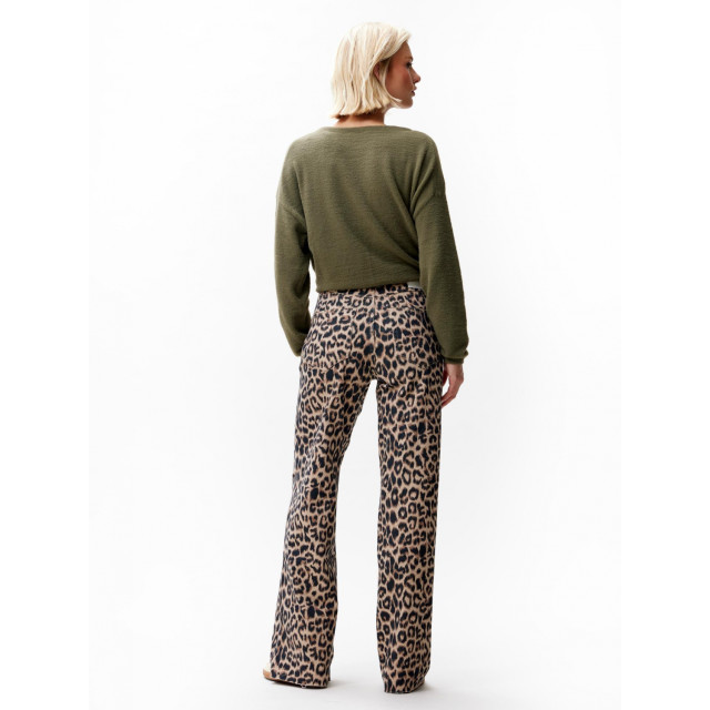 Catwalk Junkie Jeans loose met leopard print 2402030019 large