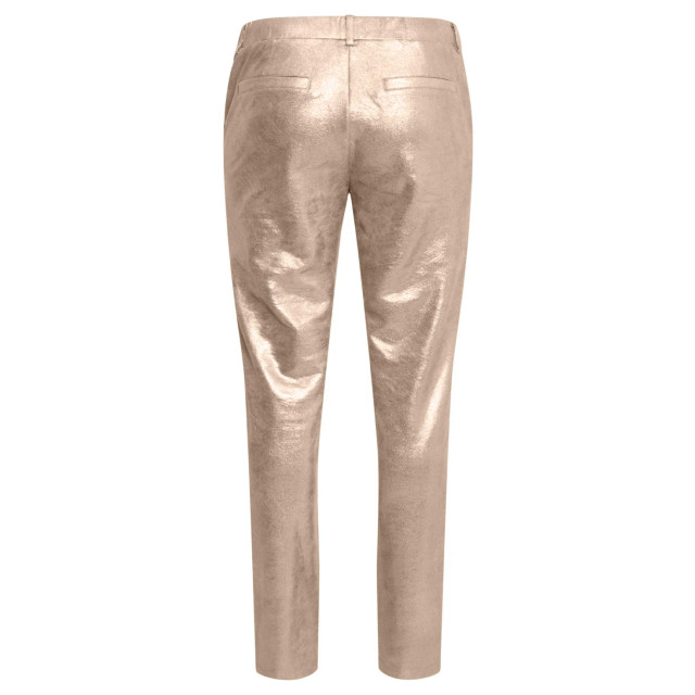 Smashed Lemon 24734 zilver suedine broek 24734-020-L large