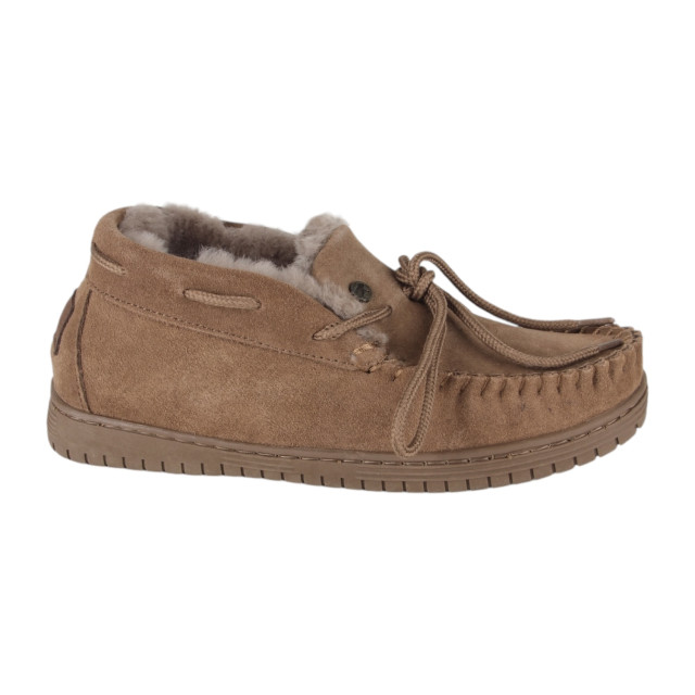 Warmbat Bunya suede mud dames pantoffel (gesloten hiel) Warmbat Bunya Suede Mud large