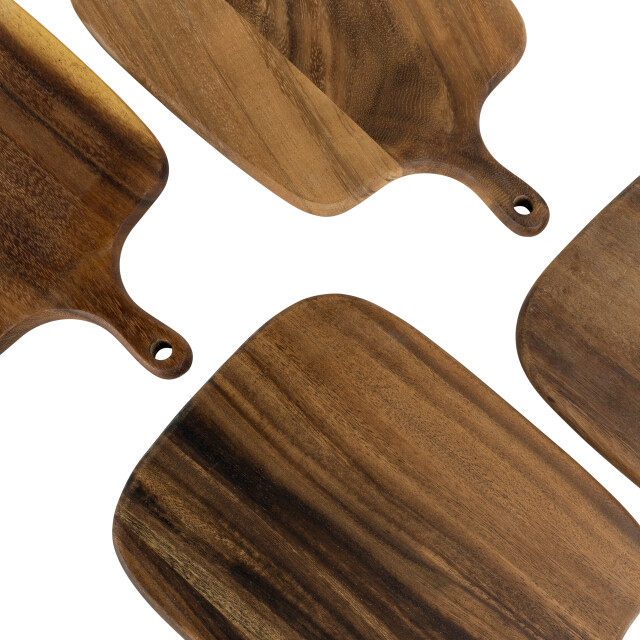 Krumble Houten snijplank met ronde hoeken donker hout 1702946 large