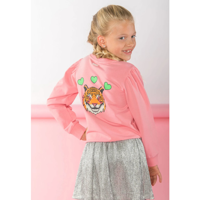 B.Nosy Meisjes sweater saly geranium 154004847 large