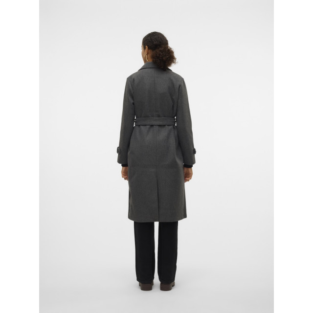 Vero Moda Vmfortunevega long trenchcoat ga no antraciet 4511.85.0013 large