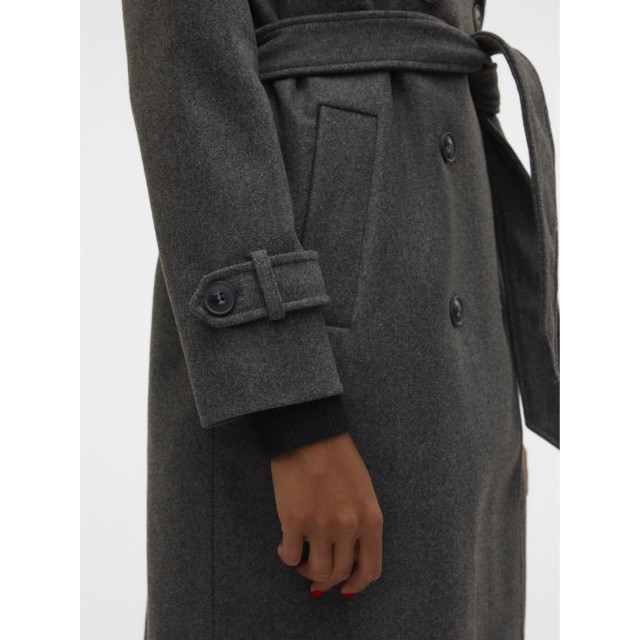 Vero Moda Vmfortunevega long trenchcoat ga no antraciet 4511.85.0013 large