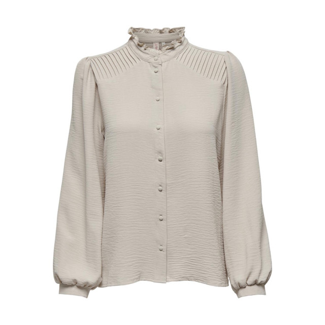 Only Onlmette ls pleat shirt wvn beige 4309.05.0015 large