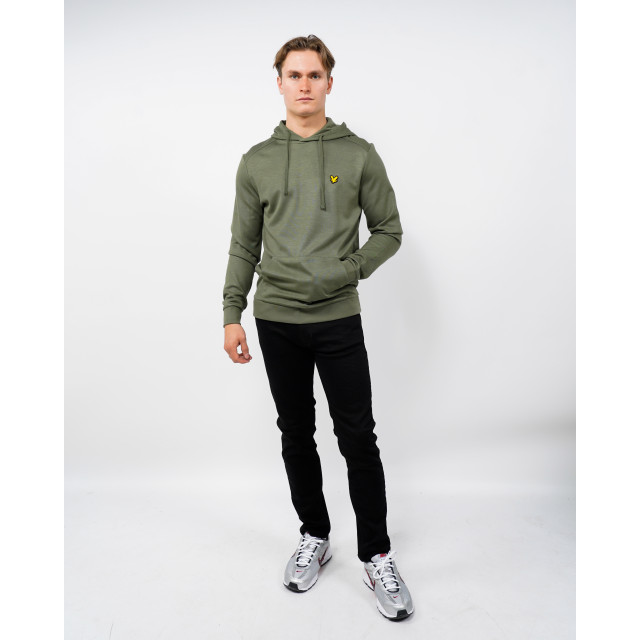 Lyle and Scott Fly fleece hoodie fly-fleece-hoodie-00056776-green large