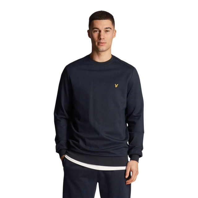 Lyle and Scott Crew neck fly fleece crew-neck-fly-fleece-00056774-blue large