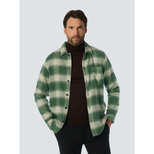 No Excess Heren overshirt 25430924 052 dark green NoExcess Overshirt 25430924 052DarkGreen large