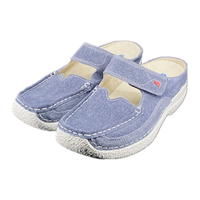 Wolky 06227-Roll Slipper Sandalen Blauw 06227-Roll Slipper large