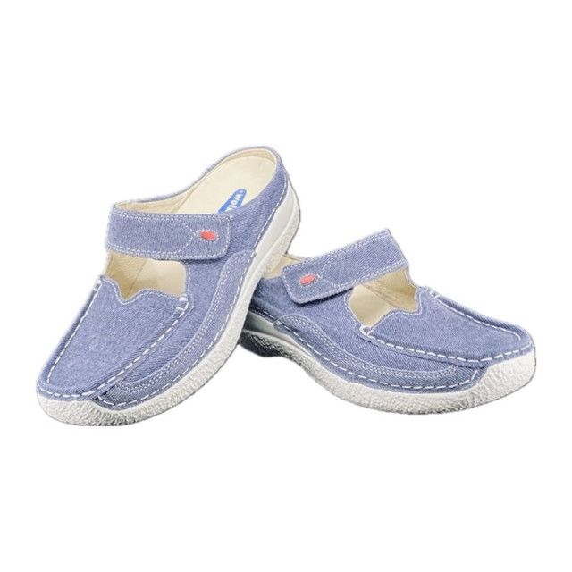 Wolky 06227-Roll Slipper Sandalen Blauw 06227-Roll Slipper large