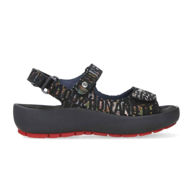 Wolky 03325-Rio Sandalen Zwart 03325-Rio large