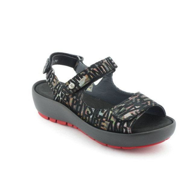 Wolky 03325-Rio Sandalen Zwart 03325-Rio large