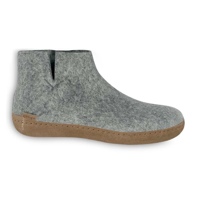 Glerups Low boot leather sole g 01-grey Low Boot Leather Sole G large