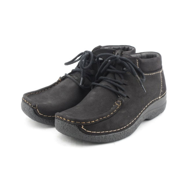 Wolky 06253-Seamy Moc Veterschoenen Zwart 06253-Seamy Moc large