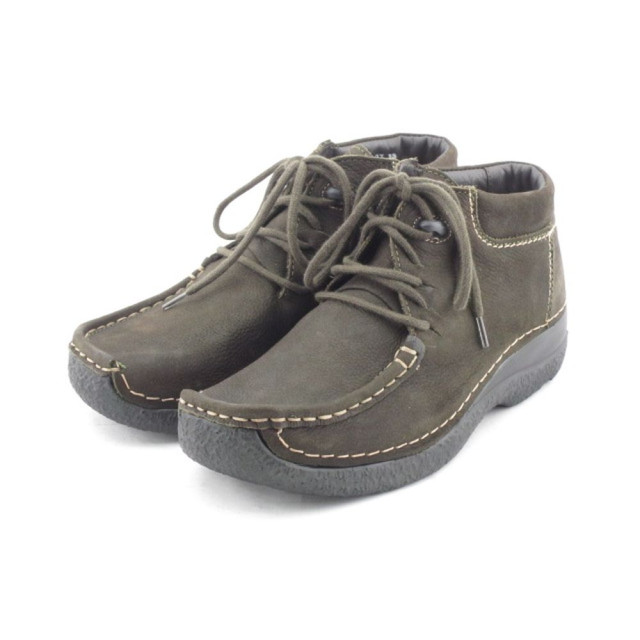 Wolky 06253-Seamy Moc Veterschoenen Groen 06253-Seamy Moc large