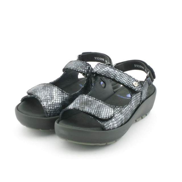 Wolky 03325-Rio Sandalen Zwart 03325-Rio large