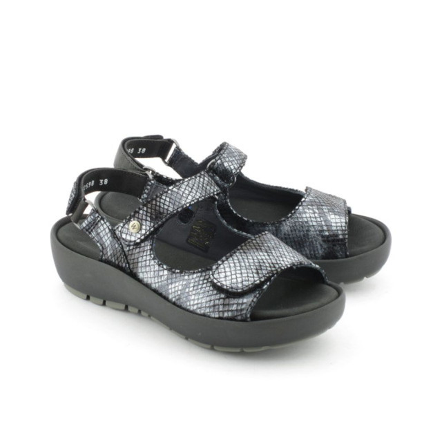 Wolky 03325-Rio Sandalen Zwart 03325-Rio large