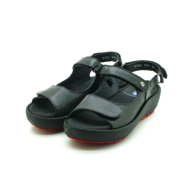 Wolky 03325-Rio Sandalen Zwart 03325-Rio large