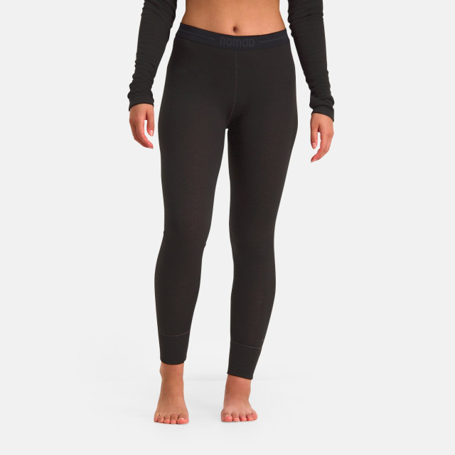 Nomad Rough merinowol thermobroek dames | black CURWLJN8M101 large