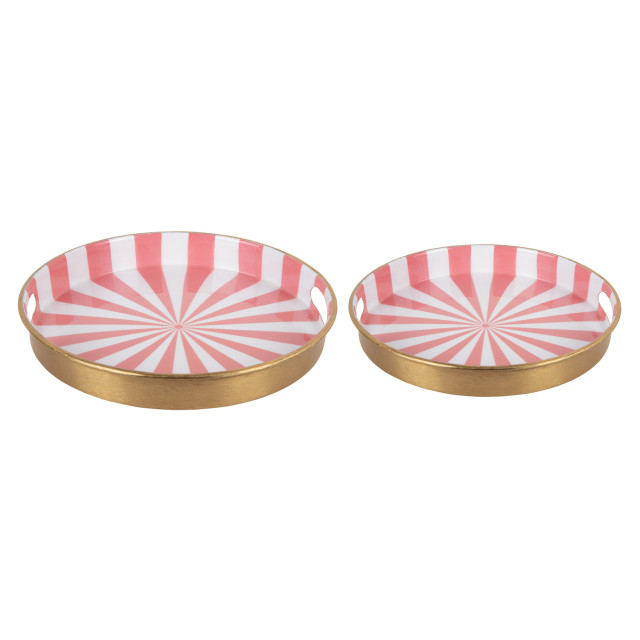 Present Time dienblad candy swirl set van 2 2946829 large