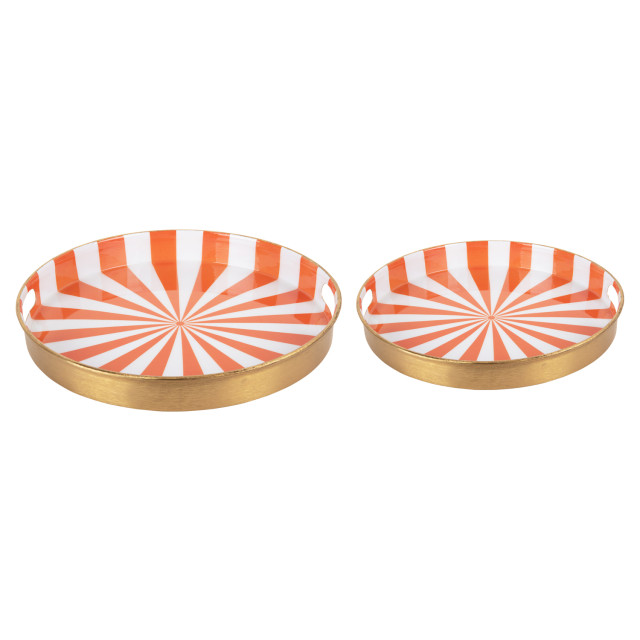 Present Time dienblad candy swirl set van 2 2946828 large