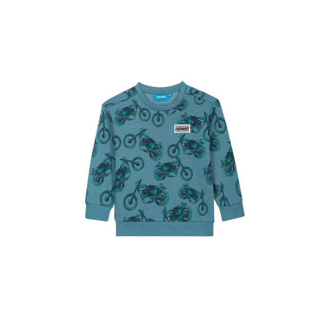 Someone Jongens sweater petrol MOTOR-SB-16-A-PETROL large