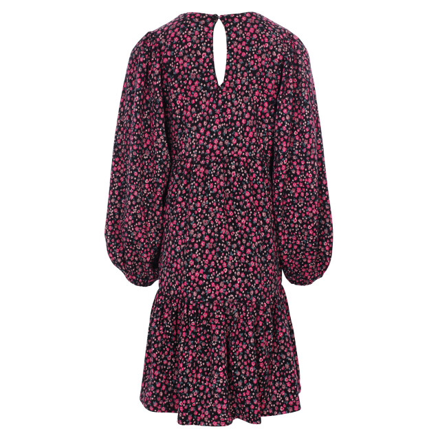 Looxs Revolution Jurkje zwart krinkel mini flowers voor meisjes in de kleur 2433-7826-926 large