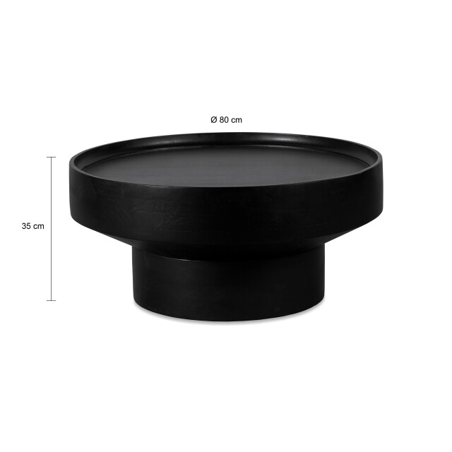 Lewis & Loft Salontafel luus fsc® – rond ⌀80– 2974368 large