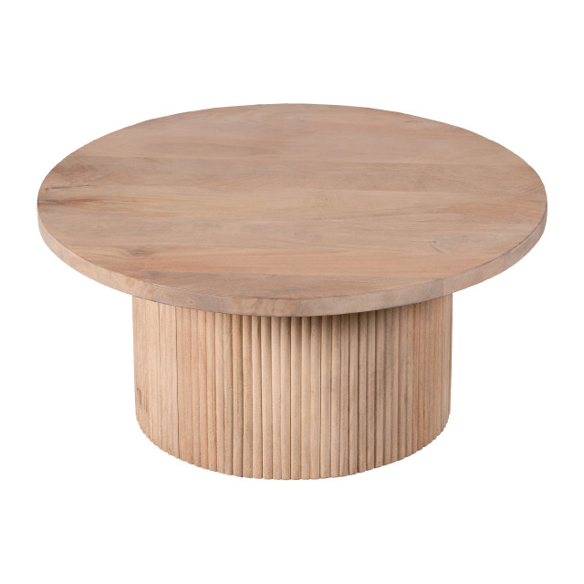 Lewis & Loft Salontafel rond laila – fsc® mangohout – rond ⌀70 – naturel 2974364 large