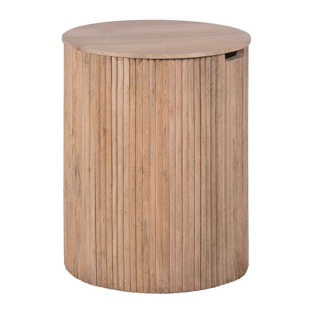 Lewis & Loft Bijzettafel lonne fsc® mangohout – rond ⌀40 – naturel 2974371 large