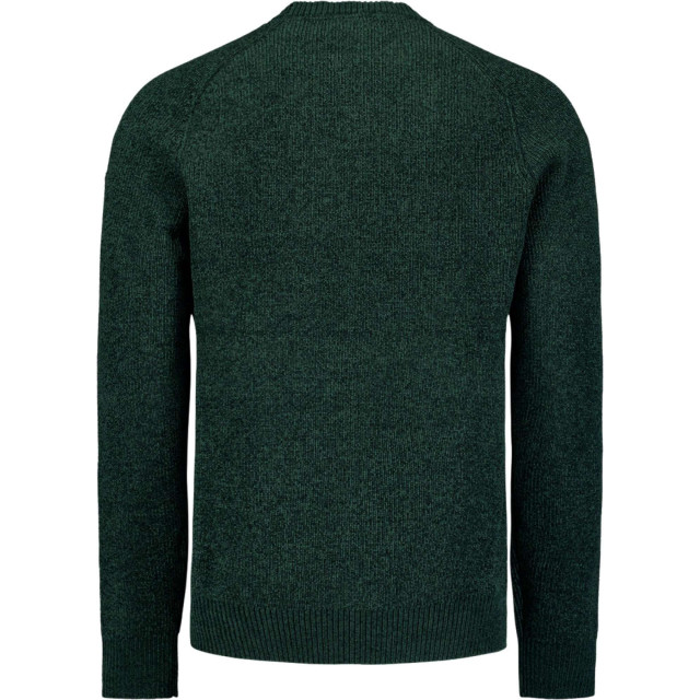 No Excess Pullover crewneck 2 coloured chenil dark green 25210917-052 large