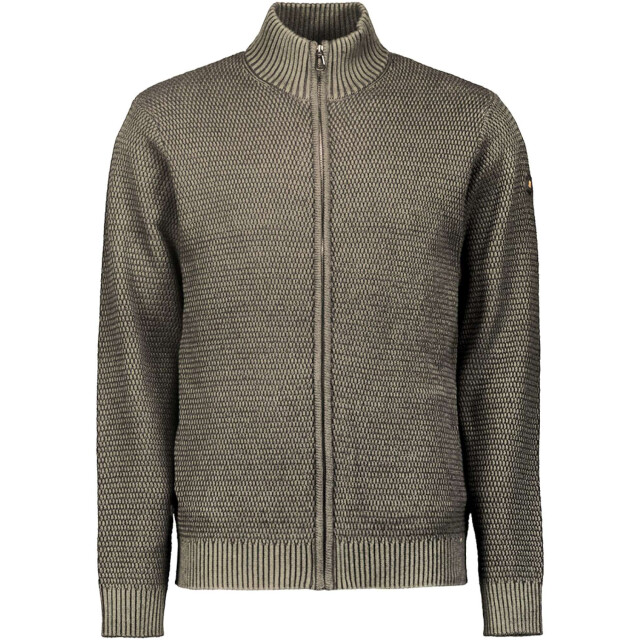 No Excess Cardigan 2 coloured melange stone 25230944-014 large