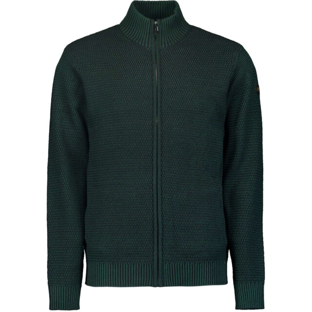 No Excess Cardigan 2 coloured melange dark green 25230944-052 large