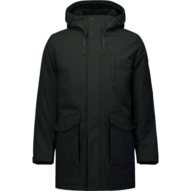 No Excess Jacket long fit hooded black 25630920-020 large