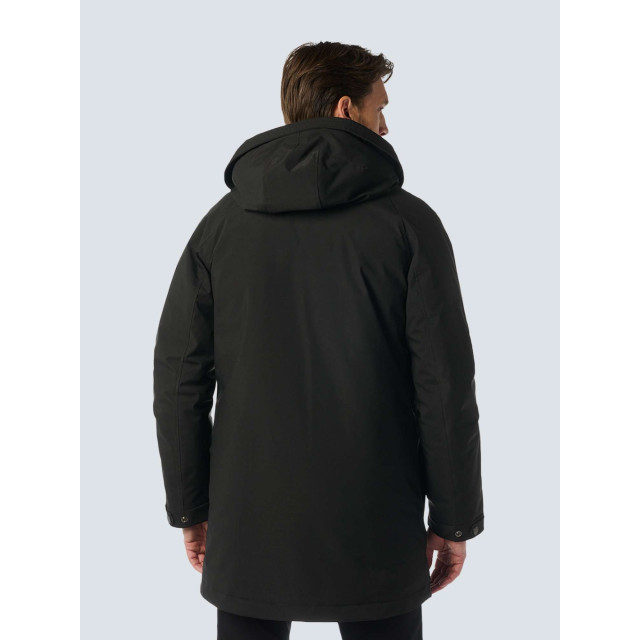 No Excess Jacket long fit hooded black 25630920-020 large