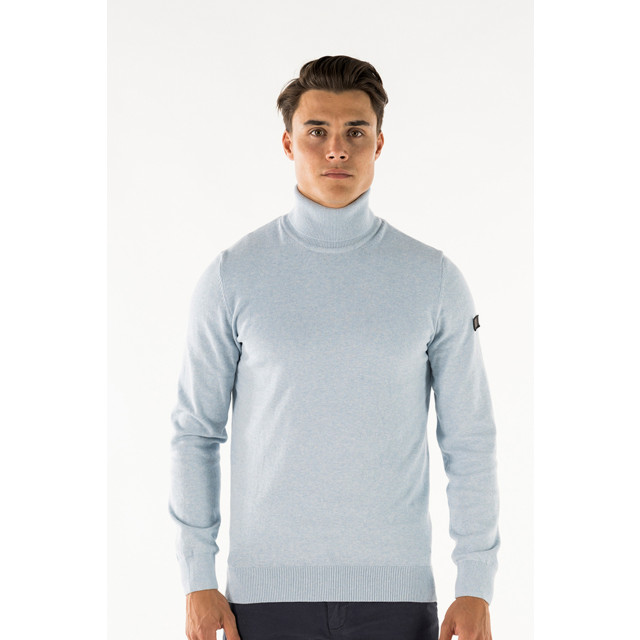 PRESLY & SUN Keith turtle neck pullover PS-KEITH-SKY-L large