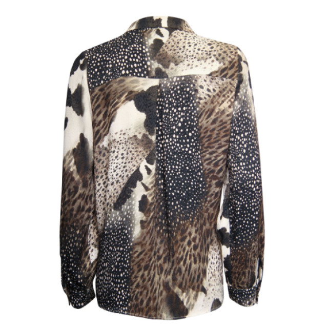 Poools Blouse 433190-dark animal 433190-dark animal large