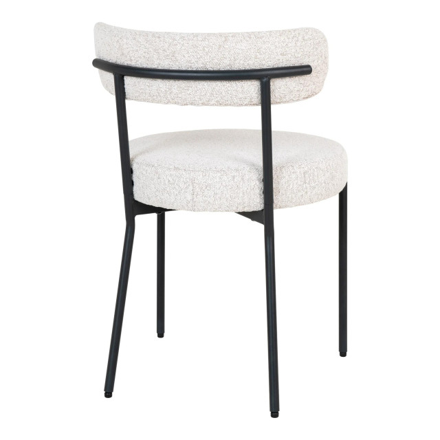 Lewis & Loft Eetkamerstoelen leanne bouclé staal - set van 4 2974826 large